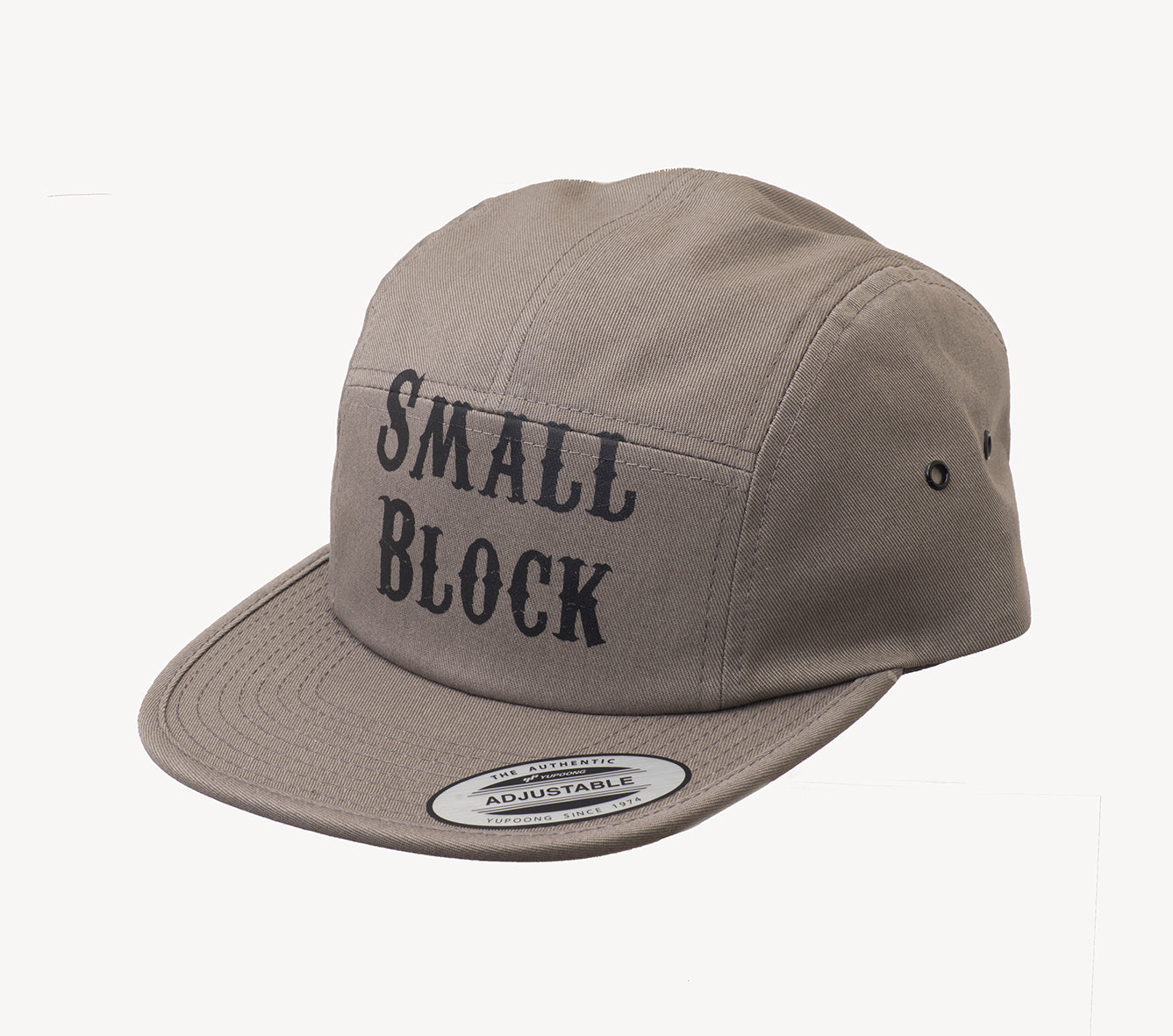 オリジナルジョッキーキャップ original jocky cap グレーベージュ×黒ロゴ