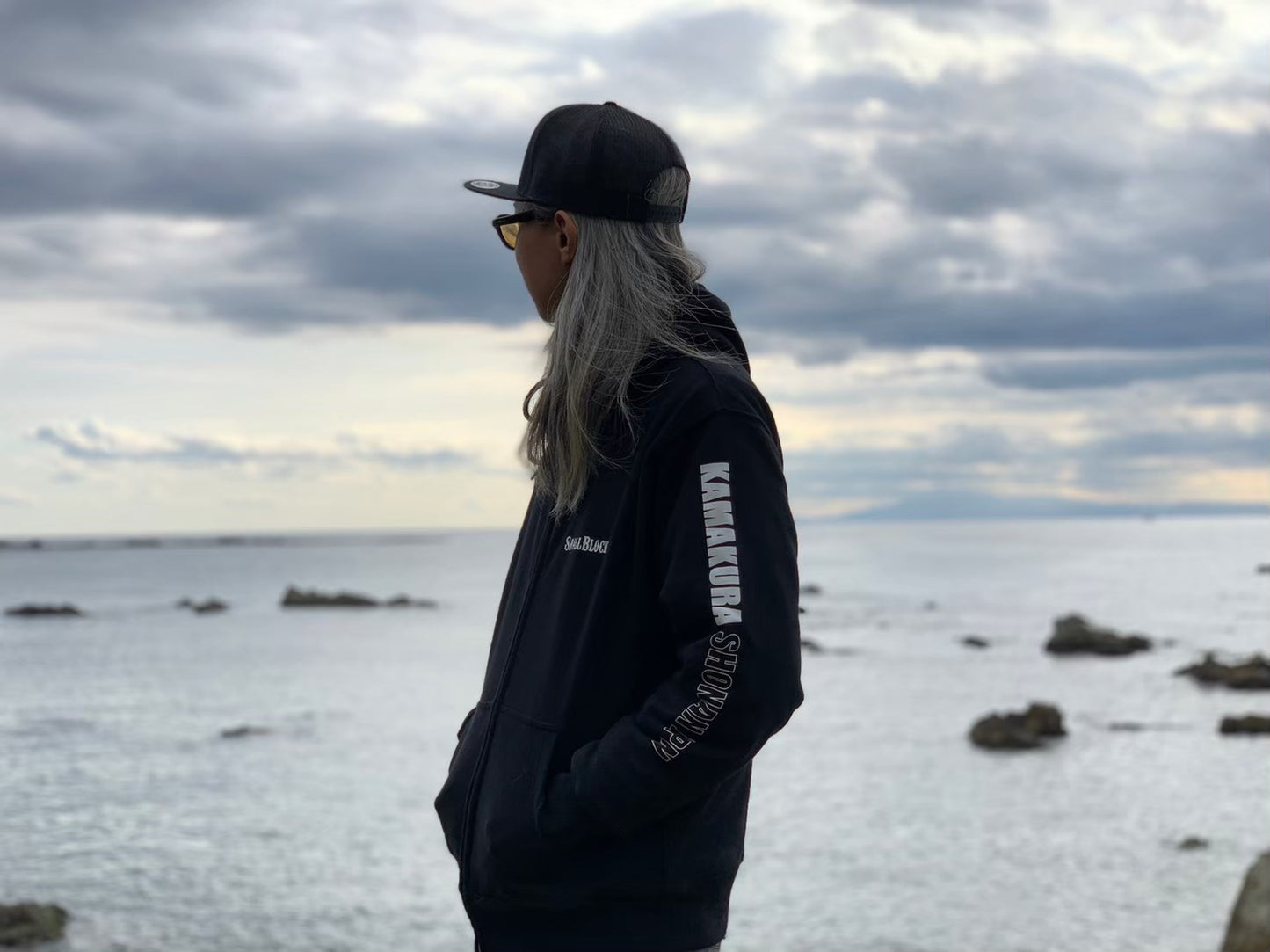オリジナルフルジップアップパーカー original zip up hoodie"KAMAKURA"