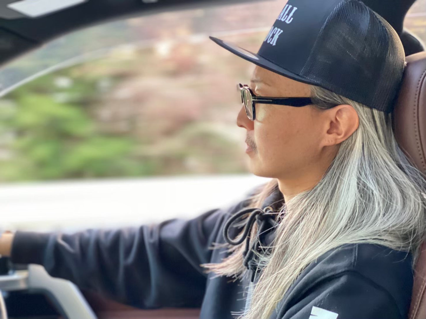 オリジナルキャップ original cap 黒×白ロゴ