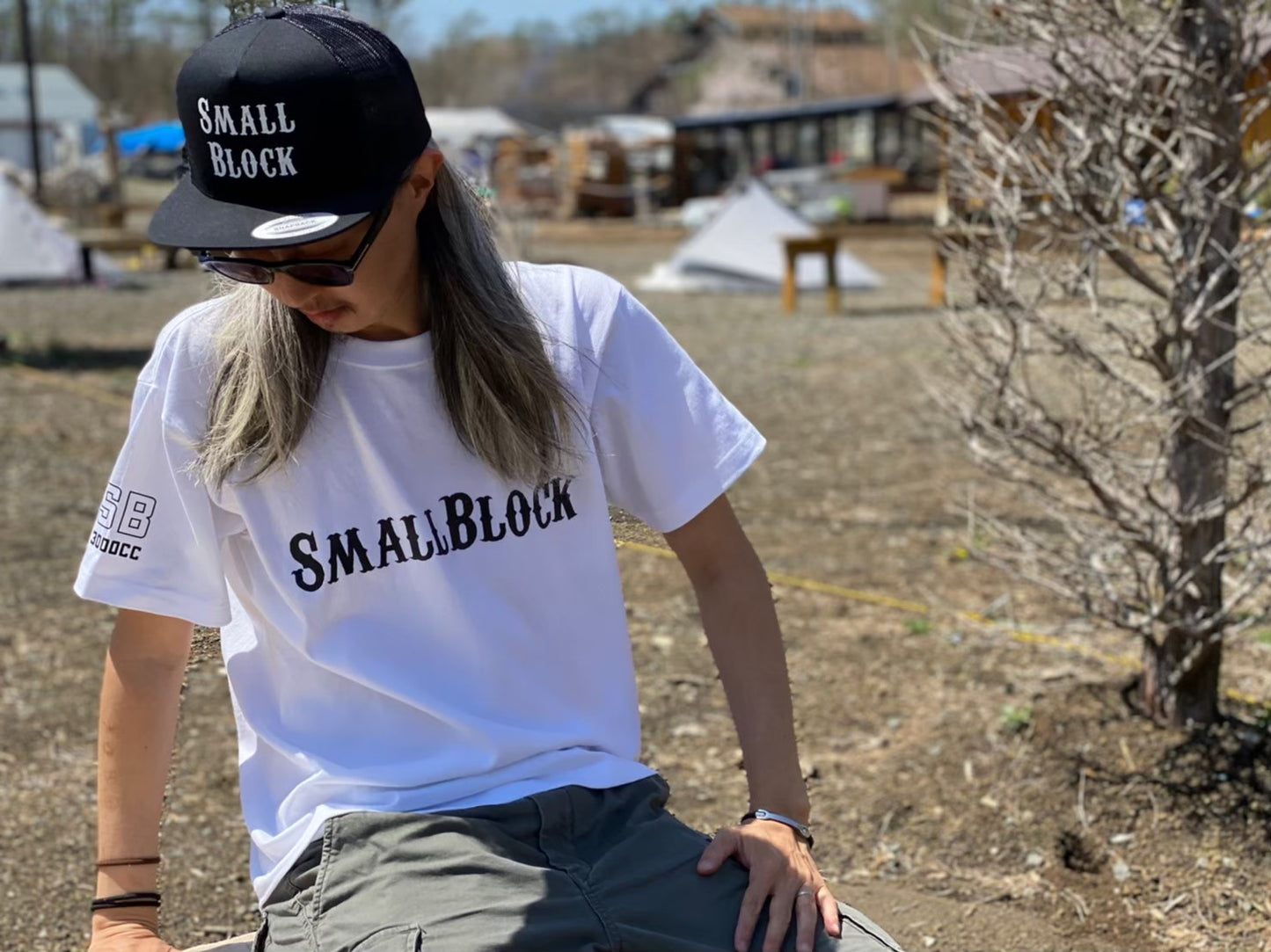 オリジナルキャップ original cap 黒×白ロゴ