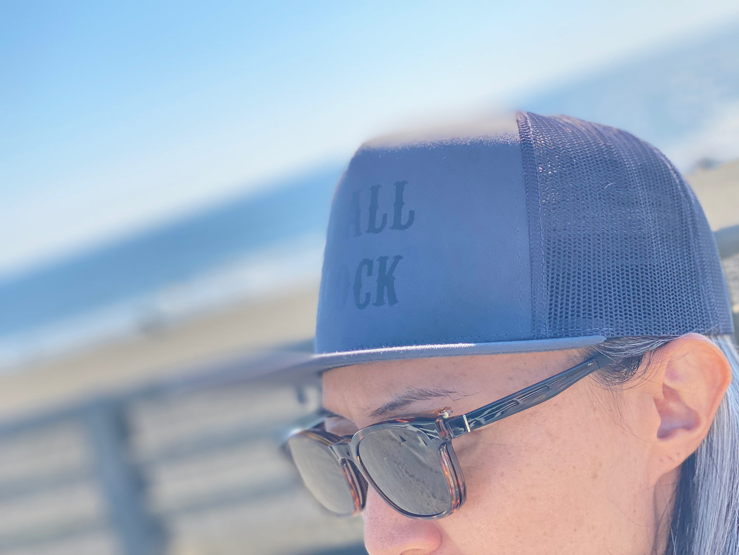 オリジナルキャップ original cap チャコールグレー×黒ロゴ