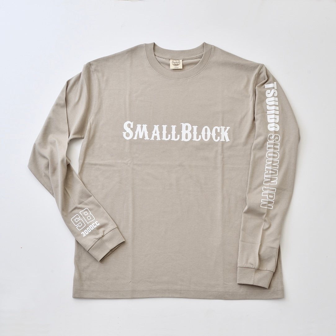 オリジナルロングTシャツ original long T-shirt "TSUJIDO"サンドベージュ sand beige